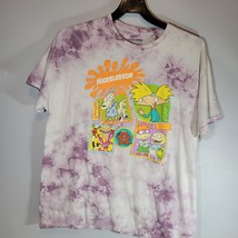 Rugrats Mens Shirt XL Tie Dye Casual Ren And Stimpy Hey Arnold  - £10.32 GBP