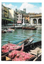 Italy Desenzano Lago Garda Lake The Little Harbor Lombardy Brunner Postcard 4X6 - £4.52 GBP