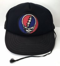 Vintage Black Grateful Dead Snapback Hat (Read Description) - £135.88 GBP