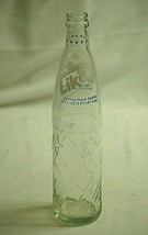 Sugar Free Like Beverages Soda Pop Bottle Glass Embossed Shooting Stars ... - $14.84