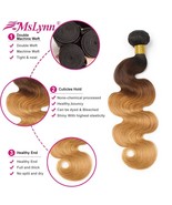 Brand New Mslynn Brazilian Hair Body Wave N5 Size 16&quot; Natural Color A1 - £39.50 GBP