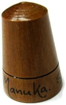 Vintage Thimble Wooden Manuka New Zealand - £9.48 GBP