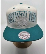 Vancouver Grizzlies Mitchell &amp; Ness Teal White Hat NBA Snapback Whiteout... - €16,94 EUR