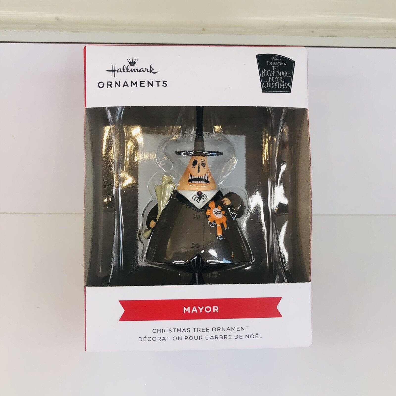 Hallmark 2023 Disney The Nightmare Before Christmas The Mayor Ornament New - $9.50