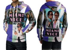 Miami Vice (80&#39;s Tv Show) Hoodies Zipper Hot Sale Long Sleeve Sweatshirt for men - £39.90 GBP
