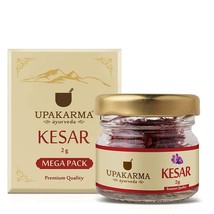 Upakarma Pure Naturel Meilleur A Grade Kashmiri Kesar Saffron 2 Grammes Paquet - £28.80 GBP