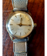 Vintage 1960s Bulova Swiss M5 Mens Gold Plated Wrist Watch, Serviced,#9 - £62.27 GBP