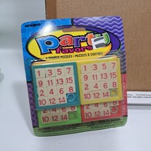 Unique Industries Inc Party Favor Number Puzzle 4 pk Birthday Gift Bags Stocking - £8.14 GBP