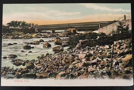 Early German Postcard - Amoskeag Falls, Merrimac River - £2.80 GBP
