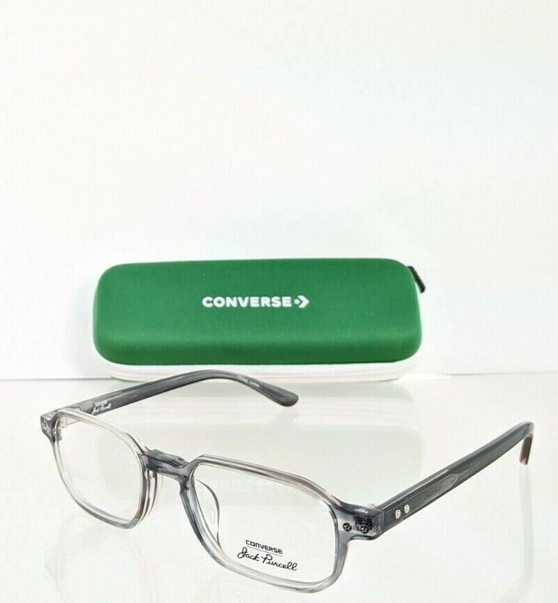 Brand New Authentic Converse Eyeglasses P001 UF Smoke Grey 49mm Frame - $29.69
