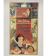 VINTAGE 1990s FRENCH  STORYBOOK AND CASSETTE TAPE Snow White Blanche Neige - $33.61 CAD