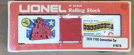 Lionel Convention Hollywood Hi-Cube Boxcar Box Car #6-9678U - £22.38 GBP