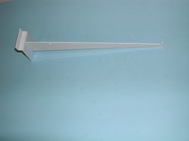 12&quot; Slatwall Shelf Bracket With Lip Case Of 25 White - $79.95