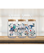 Nurse Life | UV DTF 16oz Glass Can - €3,44 EUR