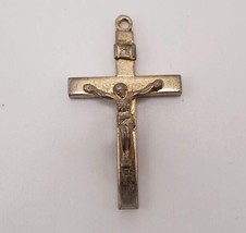 Religioso Jesús Cruz Crucifijo Metal Colgante - £26.56 GBP