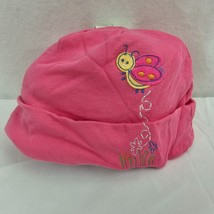 Carter&#39;s Little Ladybug Pink Baby Girl Layette Hat Cap Beanie Vintage 3-... - £15.56 GBP