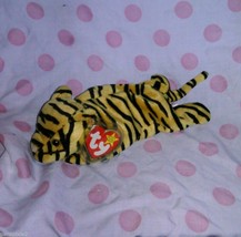 Ty Beanie Baby Babies~STRIPES~The Tiger Cat~Rare Hangtag Error~Collectible! - £38.87 GBP