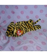 Ty Beanie Baby Babies~STRIPES~The Tiger Cat~Rare Hangtag Error~Collectible! - $48.33