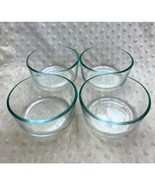 Pyrex Light Blue (2 Cup) Glass Serving/Mixing/Storage Bowls-Set of (4)-E... - $37.57