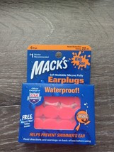 Mack&#39;s Kids Size Ear Plugs - Waterproof  6 Pair. Soft Moldable Silicone Putty. - £9.83 GBP