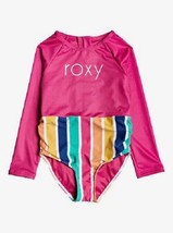 ROXY Little Girls&#39; Maui Shade Long Sleeve Zipped UPF 50 One-Piece Rashgu... - $45.00