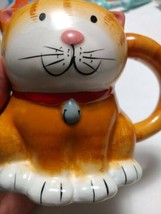 Boston Warehouse Trading Orange Cat Coffee Mug Planter - £10.38 GBP