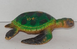 Safari Ltd Pretend Play 3&quot; Sea Turtle PVC figure Ocean Animal Hard Plastic - £10.84 GBP