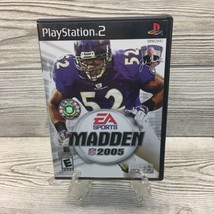 Madden NFL 2005 - Playstation 2 PS2 Complete &amp; Tested Football Game #2 W/Manual - $4.94