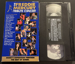 Queen Freddie Mercury 1992 Tribute Concert  VHS Tape - George Michael Metallica - £13.07 GBP