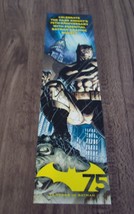 Dc Comics Batman 75th Anniversary Bookmark Ny Con Exclusive - £9.74 GBP