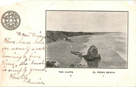 Vtg Cartolina 1907 Pmc Il Cliffs El Pizmo Spiaggia - Pismo Spiaggia Ca - Co - £16.06 GBP