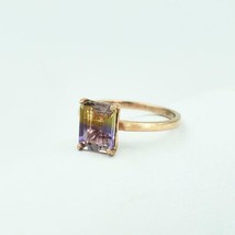 Natural Ametrine Ring 5 carat Octagon Ametrine Handmade fine Engagement  Ring - £51.73 GBP