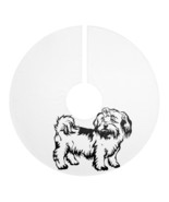 Shih Tzu Personalized Christmas Tree Skirts - $57.00