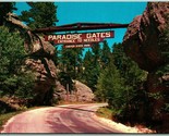 Paradise Gates Custer State Park Black Hills SD UNP Unused Chrome Postca... - $4.90