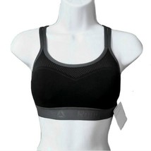 Reebok Seamless Gym Sports Padded Bra Womens Size XS Black  - $13.85