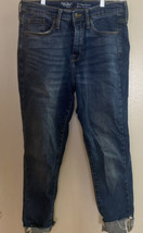 Mossimo Jeans Size 5 / 6 Waist 28” Juniors Mid Rise Skinny Blue - £5.64 GBP