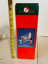 Kurt Adler Nutcracker vtg Hollywood wooden Figurine Christmas box NIB spear flag - £55.34 GBP