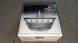Vtg Anchor Hocking Legacy Candy Dish w Lid 24%Full Lead Crystal New Open... - $24.74