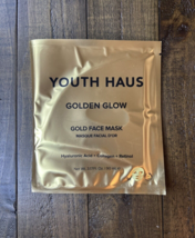 Youth Haus Golden Glow Face Mask HYALURONIC ACID Collagen RETINOL - $93.58 MXN