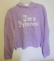 Way To Celebrate I&#39;M A Princess Jrs Sweatshirt Size M Lavender  (LOC TUB L-26) - £12.61 GBP