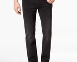 DKNY Men&#39;s St. Marks Stretch Slim-Fit Straight-Leg Jeans Black 30W X 32L - $31.97