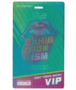 THE ROLLING STONES Exhibitionism 2017 Lenticular 3D Fast Track VIP Pass - $548.80 MXN
