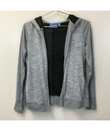 Women’s Simply Vera Vera Wang Hooded Open Cardigan, Gray, Size XS, Used-... - $277.88 MXN