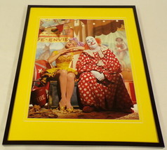 Madonna 1986 with clown Framed 11x14 Photo Display  - $34.64