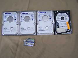 lot 4 drives Maxtor DiamondMax Plus 9 160 GB ATA133  + WD400bb from Intellex DVR - $98.99