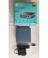 TP-Link TL-SG105 5-Port Gigabit Ethernet 1000Mbps Desktop Switch Steel Case - $245.46 MXN
