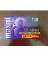 vintage Maxwell Hi 8 XR - Metal Professional Quality Cassette 120  60 min - £14.70 GBP