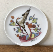 Vtg Lufthansa Hutschenreuther Porcelain Heron Floral Aviary First Class ... - $24.99