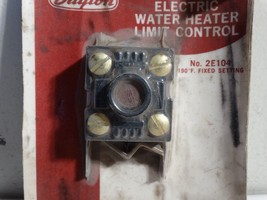 Dayton Manual Reset Electric Water Heater Limit Control 2E104,190F - £5.85 GBP