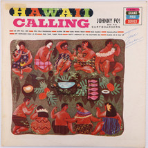 Johnny Poi And His Surfboarders – Hawaii Calling - 1965 Mono - Vinyl LP K-191 - $9.74